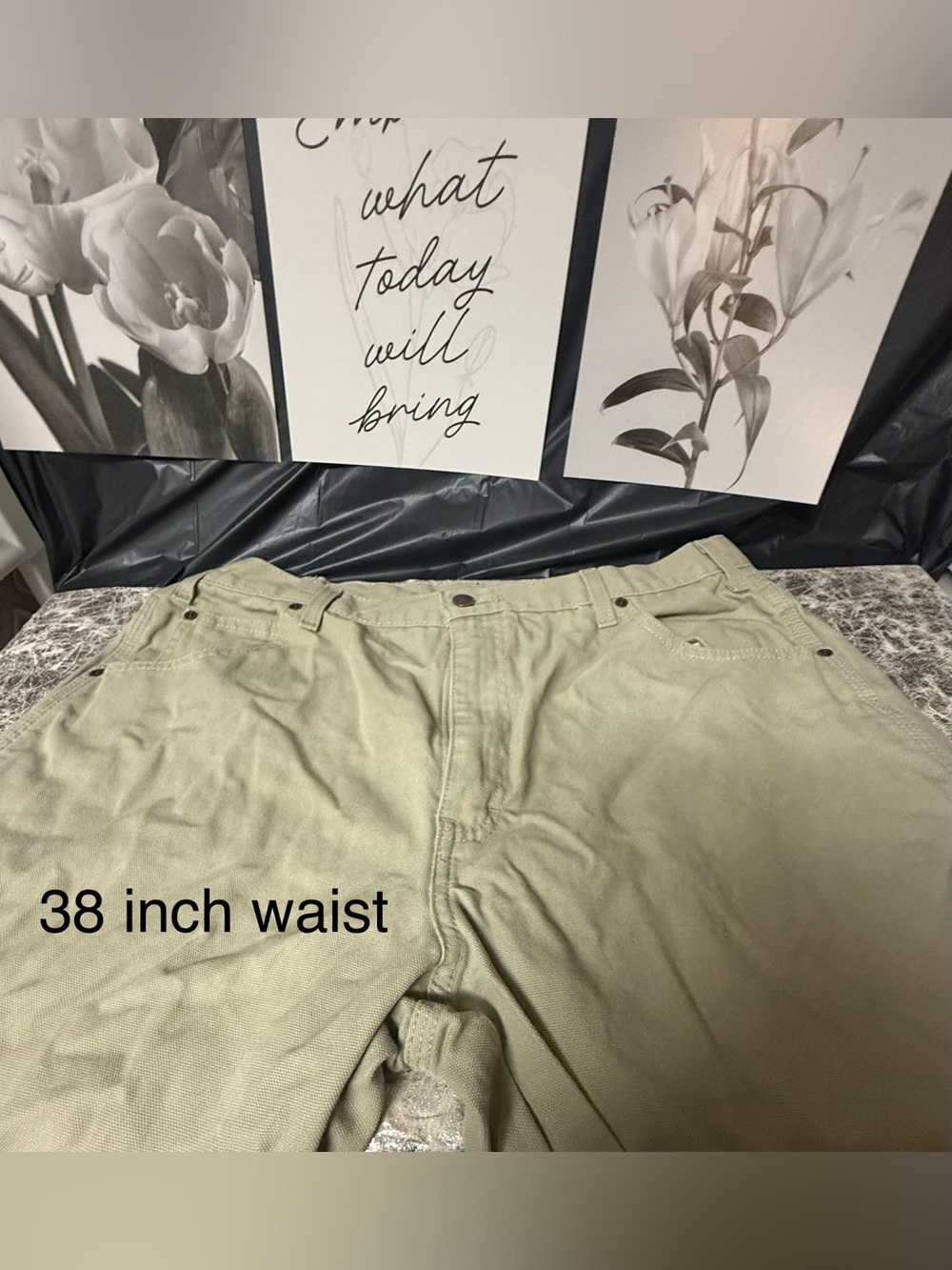 Dickies Brand Men's Cargo Khaki Pants